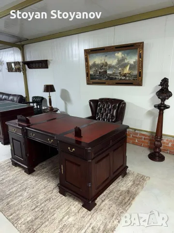  Честърфийлд/Chesterfield Executive Директорско бюро , снимка 4 - Бюра - 55593537
