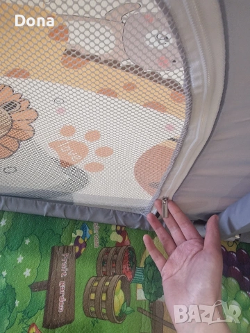 Кошара за игра +килимче 120/180, снимка 4 - Кошарки - 54165265