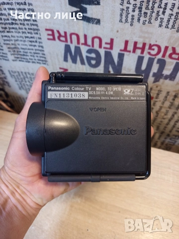 Ретро Портативно Телевизорче"Panasonic"TC-3PEE1D(LCD), снимка 7 - Антикварни и старинни предмети - 54553671