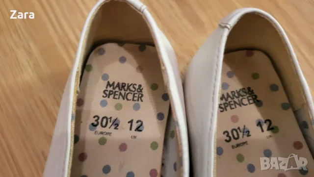 кожени обувки Marks & Spencer, 30.5ти номер, снимка 5 - Детски обувки - 55499701