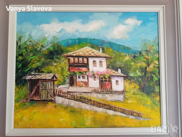 Оригинална маслена картина от Боженци, снимка 6 - Картини - 55424661
