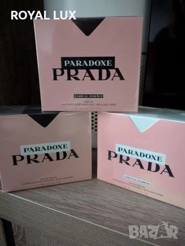 PRADA PARADOXE RADICAL ESSENCE PARFUM 90ML -Парфюм за жени, снимка 2 - Дамски парфюми - 54519790