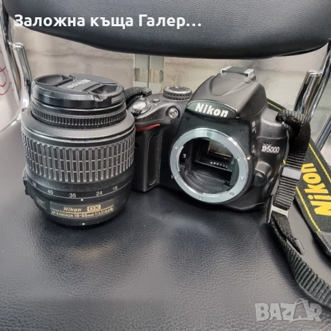 Фотоапарат Nikon D5000 с обектив Nikon AF-S DX NIKKOR 18–55mm f/3.5–5.6G VR, снимка 6 - Фотоапарати - 54483028