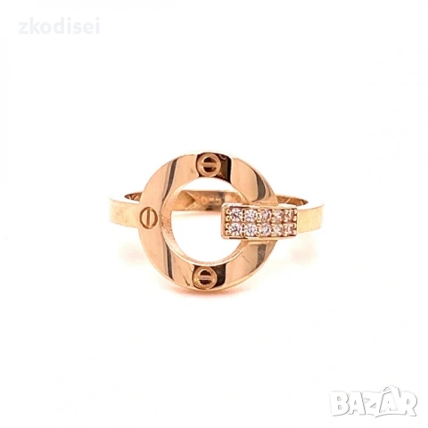 Златен дамски пръстен Cartier 1,74гр. размер:52 14кр. проба:585 модел:37772-2