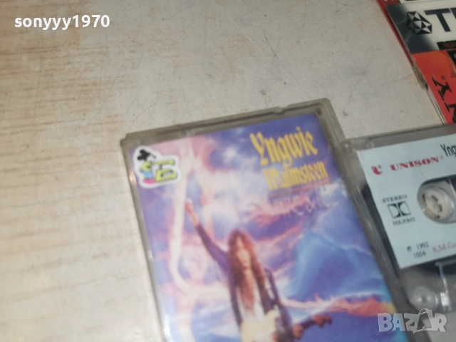 YNGWIE MALMSTTEN 1992 UNISON TAPE 1106261833H2E7R, снимка 9 - Аудио касети - 54870877