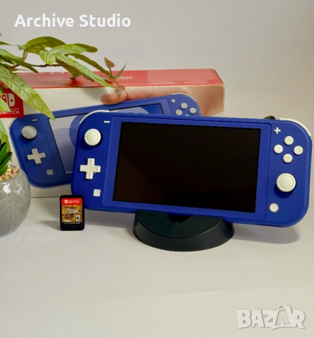 Nintendo Switch Lite Blue (Син) + Zelda: Breath of the Wild | ПЪЛЕН КОМПЛЕКТ!