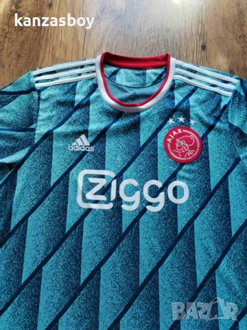 AJAX AMSTERDAM x ADIDAS 2020 2021 AWAY FOOTBALL SHIRT - футболна колекционерска тениска КАТО НОВА ХЛ