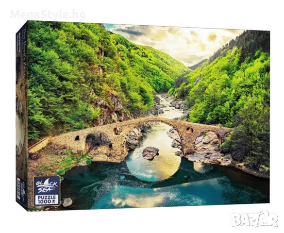 Пъзел Black Sea Puzzles - 1000 части - Дяволският мост - Владислав Терзийски
