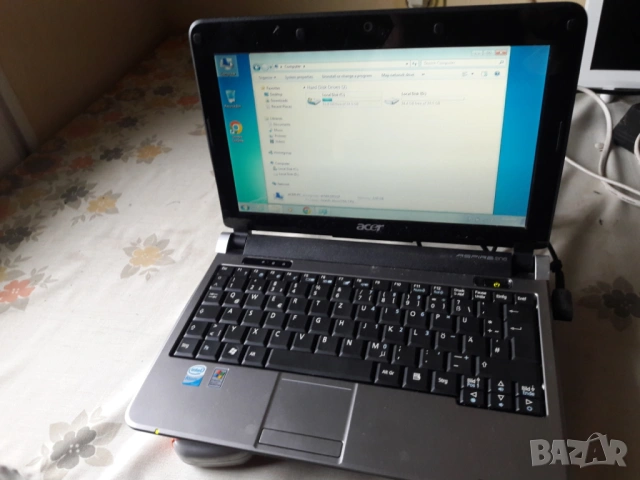 Acer Aspire One KAV10, снимка 4 - Лаптопи за дома - 54909788