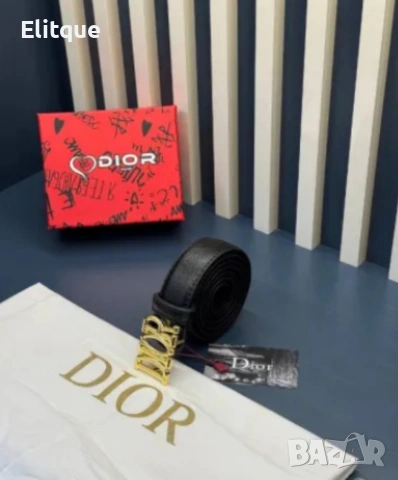 Колани Christian Dior от естествена кожа в кутия на марката , снимка 15 - Колани - 54388687