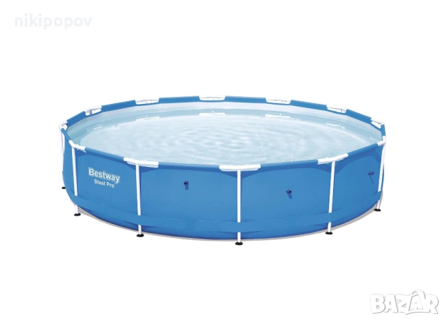 BESTWAY кръгъл басейн 3.66m x 76cm Steel Pro MAX, снимка 2 - Други - 54646156