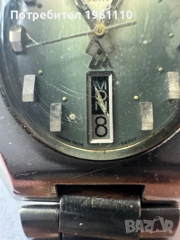 SEIKO "LORD MATIC", РАБОТЕЩ ЗЕЛЕН ЦИФЕРБЛАТ., снимка 2 - Антикварни и старинни предмети - 55398608