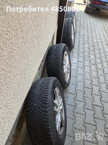 Ал. джанти ATS 6.5x16 със зимни гуми Michelin Alpin 5, 215x65 R16, снимка 3 - Гуми и джанти - 54821958