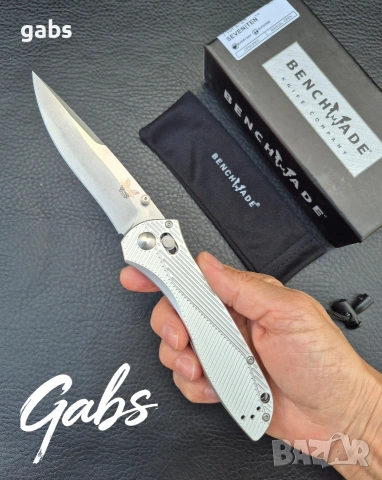 Сгъваем нож Benchmade Seven/Ten 710FE24 Mc Henry&Williams, снимка 14 - Ножове - 54518571