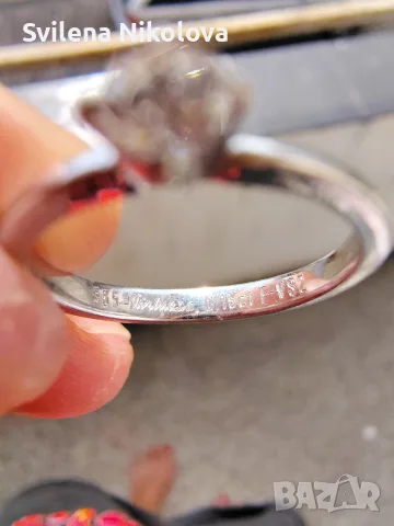 Годежен пръстен Virtuosa – естествен диамант 0.15 ct, снимка 3 - Пръстени - 55414113
