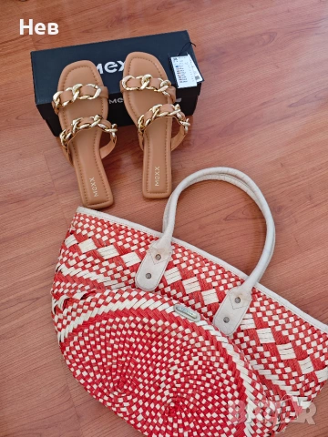 Нови чехли MEXX с два подаръка , снимка 3 - Чехли - 55230649