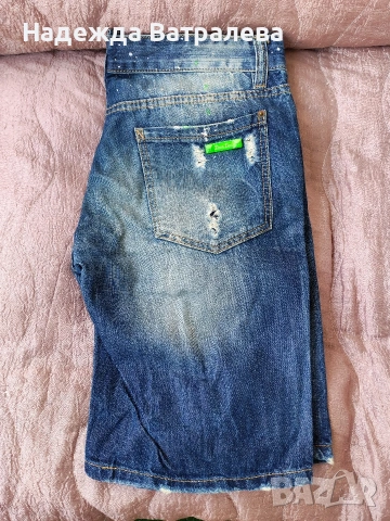 Мъжки къси дънки Dsquared, снимка 4 - Дънки - 55006281