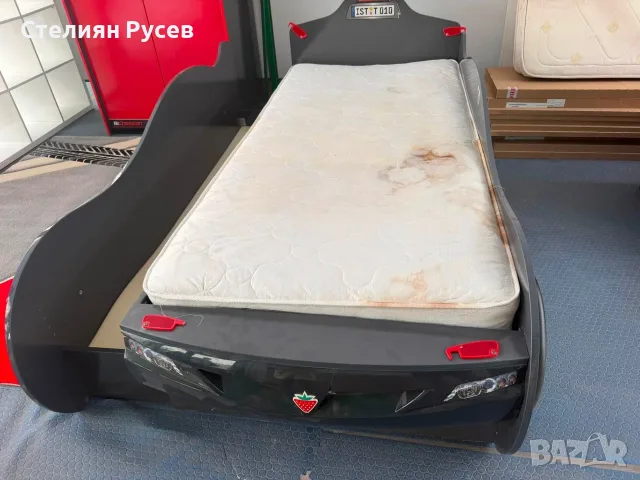 060611 детска стая легло КОЛА 190/90см + двукрилен детски MDF МДФ гардероб 100/190см + килим цена 48, снимка 4 - Гардероби - 54800300