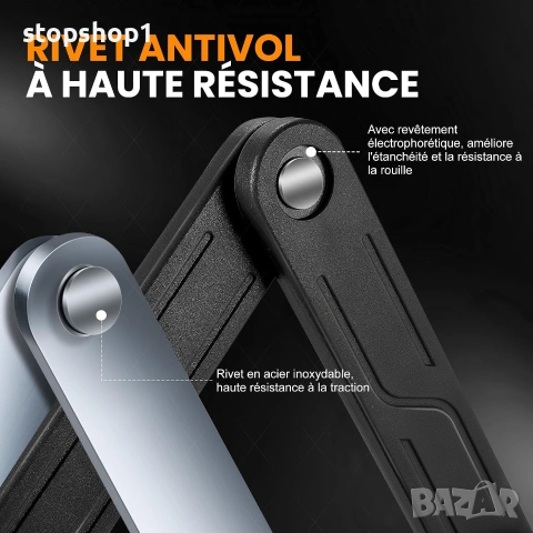 Hipark HD9006 Сгъваема ключалка за велосипед, Сгъваема ключалка за велосипед 100 см с ключове, Кл, снимка 4 - Аксесоари за велосипеди - 55261515