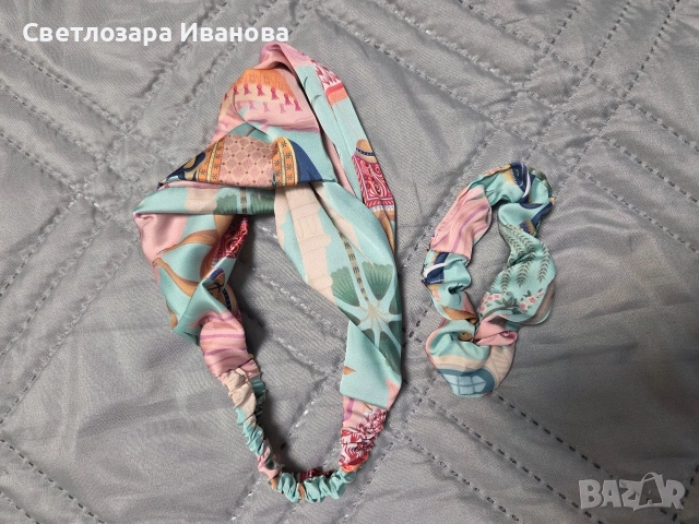 Сатенена пижама Coccolarsi (с етикет) – комплект от 4 части, снимка 5 - Пижами - 55417644