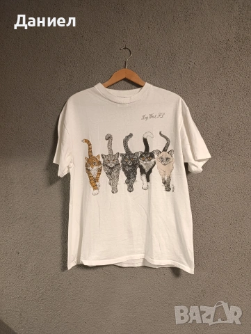 Тениска 90s Mens Cat Butt 