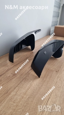 Капаци за огледала BMW E60 Facelift M style с щипки, снимка 4 - Аксесоари и консумативи - 54385709
