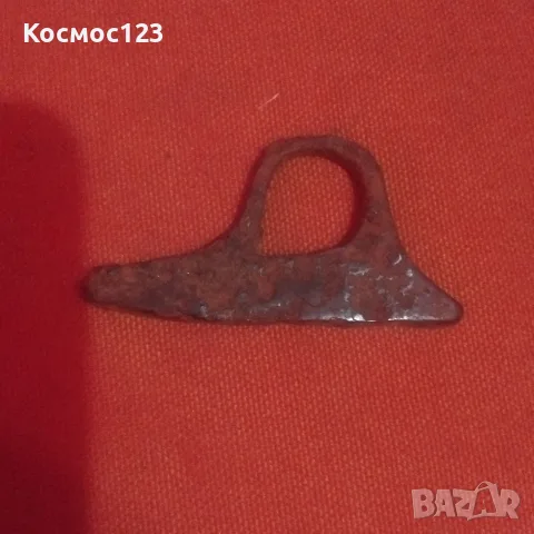 Стар чакмак ковано желязо, снимка 2 - Антикварни и старинни предмети - 55359997