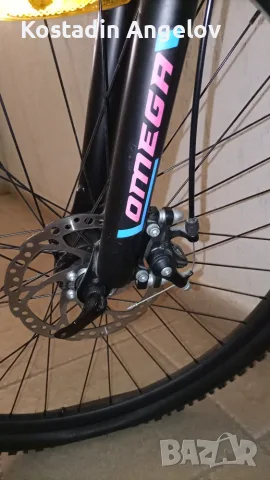 Велосипед Omega Sammy 27.5" | 21 скорости Shimano | Дискови спирачки + аксесоари, снимка 8 - Велосипеди - 55428083