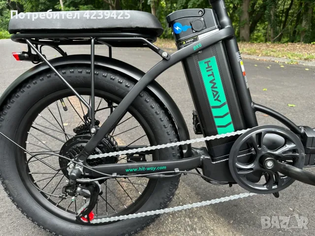 Електрически велосипед, E-bike, HITWAY, 20", сгъваем., снимка 5 - Велосипеди - 55105299