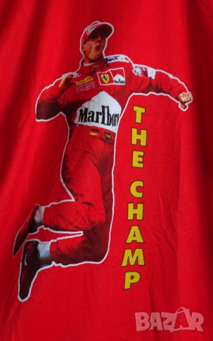 Michael Schumacher Formula One F1 Racing - полиестерна мъжка тениска XL, снимка 3 - Тениски - 54806594