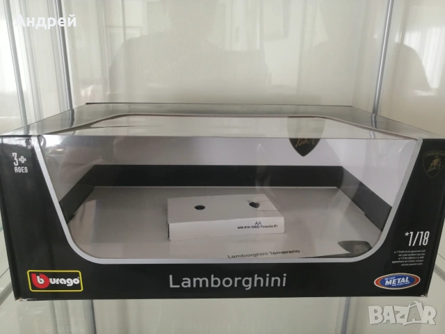 Lamborgini Temerario, Burago 1:18, снимка 7 - Колекции - 55206709