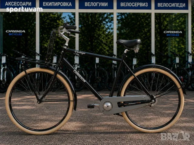 НОВ Градски Велосипед Chrisson Vintiago Gent 28 Black - БЕЗПЛАТНА ДОСТАВКА, снимка 5 - Велосипеди - 55390801