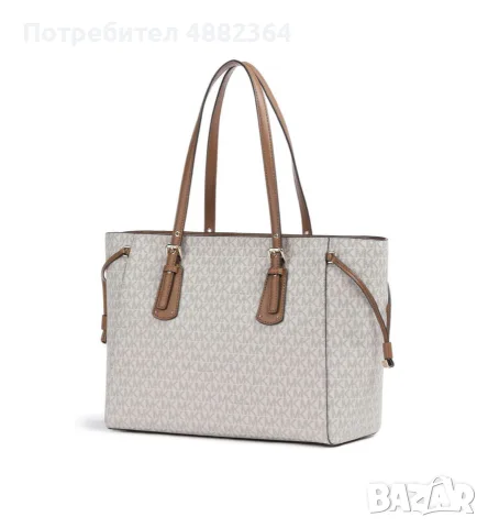 Чанта Michael Kors Vanilla MD MF TZ Tote, снимка 2 - Чанти - 55381756