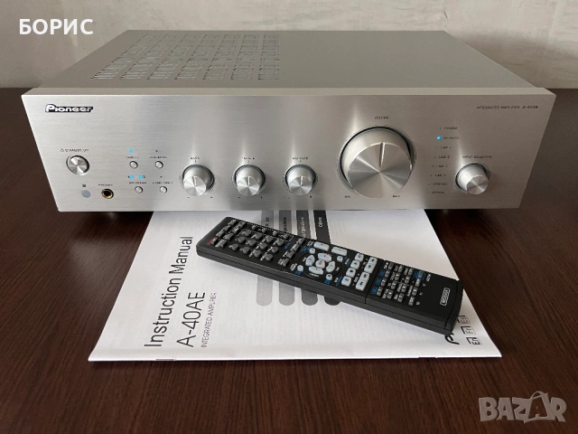 Интегриран усилвател PIONEER A-40AE, снимка 2 - Ресийвъри, усилватели, смесителни пултове - 53350312