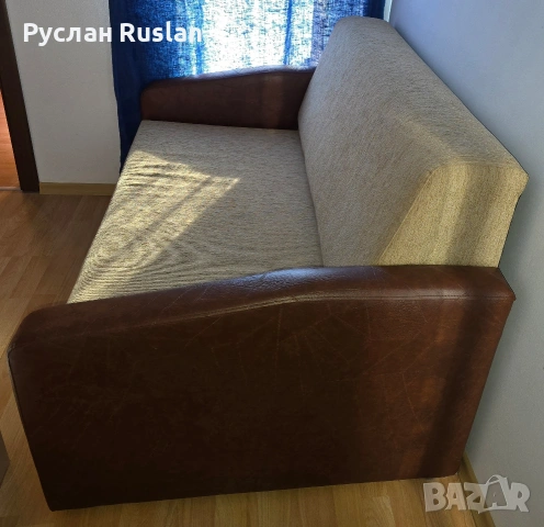 диван раскладной 1,20м×2м, снимка 2 - Дивани и мека мебел - 54628120