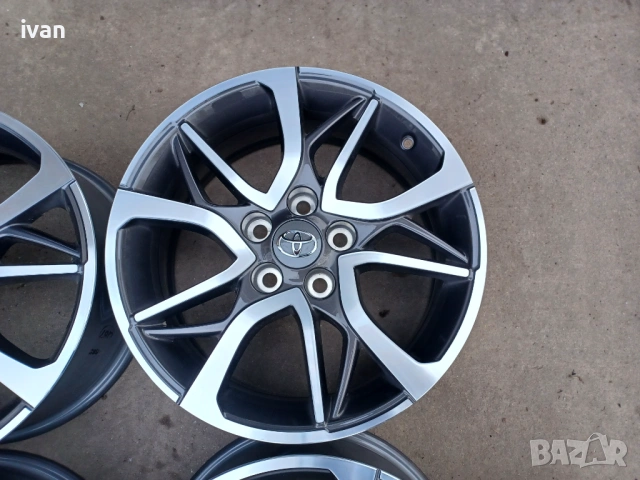 4 бр. чисто нови оригинални алуминиеви джанти TOYOTA 17 цола 5x114.3 , централен отвор 60.1 , ET39, , снимка 5 - Гуми и джанти - 54587462