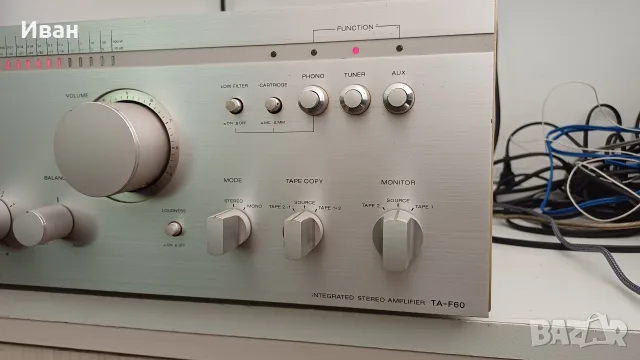 Усилвател SONY TA-F60, снимка 3 - Ресийвъри, усилватели, смесителни пултове - 55420963