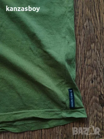 armani jeans - страхотна мъжка тениска XL, снимка 5 - Тениски - 55381710