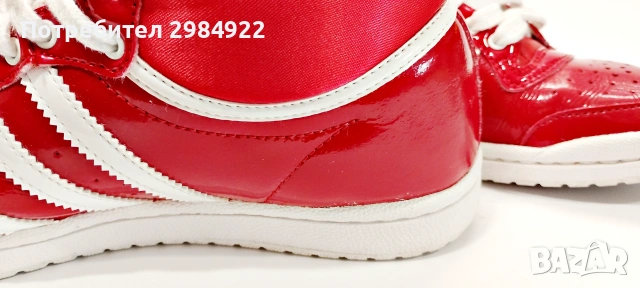 Adidas Sleek Series Hi Top Размер 37 1/3 UK 4 1/2 G61361 US 6, снимка 10 - Маратонки - 55157403