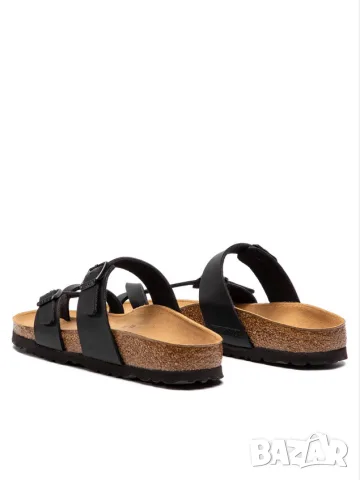 BIRKENSTOCK Mayari black оригинални нови ортопедични дамски чехли номер 39, снимка 5 - Чехли - 55389391