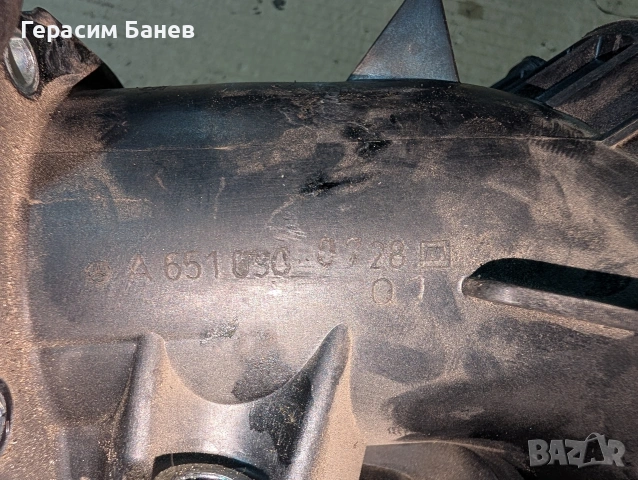 A6510900728 Въздуховод вход EGR OEM MERCEDES W204 OM651 2014 , снимка 2 - Части - 54693726