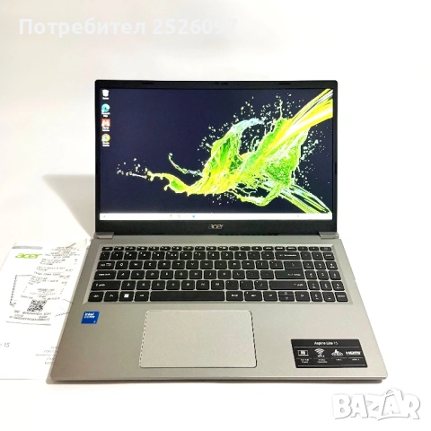 Acer Aspire Lite 15/Core 3/16GB DDR5/512GB NVMe/Гаранция