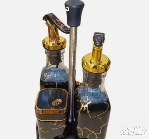 Home & Garden by Albena – Въртящ комплект с дозатори за олио и подправки, снимка 2 - Аксесоари за кухня - 54042122