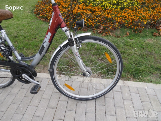 Велосипед KTM 18 скорости дамско, снимка 8 - Велосипеди - 54471771