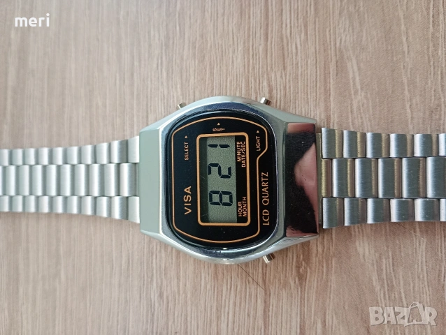 VISA LCD QUARTZ RETRO , снимка 3 - Мъжки - 54578610