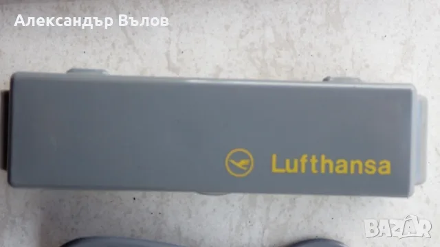 Винтидж Чанта Принадлежности Луфтханза Lufthansa Първа Класа, снимка 12 - Колекции - 55312131