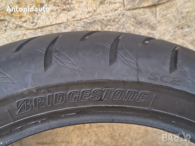 Гума Bridgestone Battlax SC2 120 70 15 56H гуми скутер, снимка 5 - Гуми и джанти - 55182161