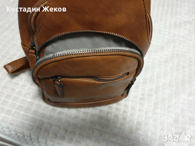  Нова. Дамска оригинална раница/чанта за през рамо (sling bag) RAVUO., снимка 8 - Чанти - 54963161