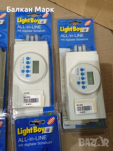 Лот 7 бр. немски модули LightBoy (Таймери, Ключове, Защита) – за DIY / Направи си сам, снимка 2 - Друга електроника - 55190528
