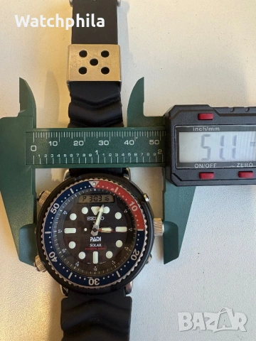 Seiko Prospex Padi Solar diver 200 special edition. Перфектно състояние, снимка 6 - Мъжки - 54097840